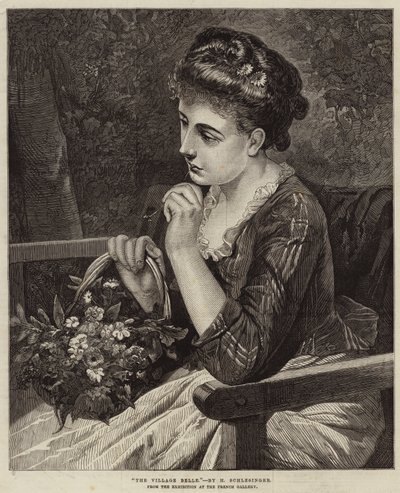 The Village Belle by Heinrich Wilhelm Schlesinger